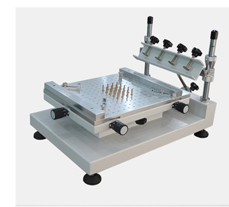 琦琦自動化 標準精密錫膏手動印刷臺 紅膠 油墨 銀漿絲印臺(圖2) 1-211105111931V0.jpg